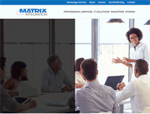Tablet Screenshot of matrixintegration.com